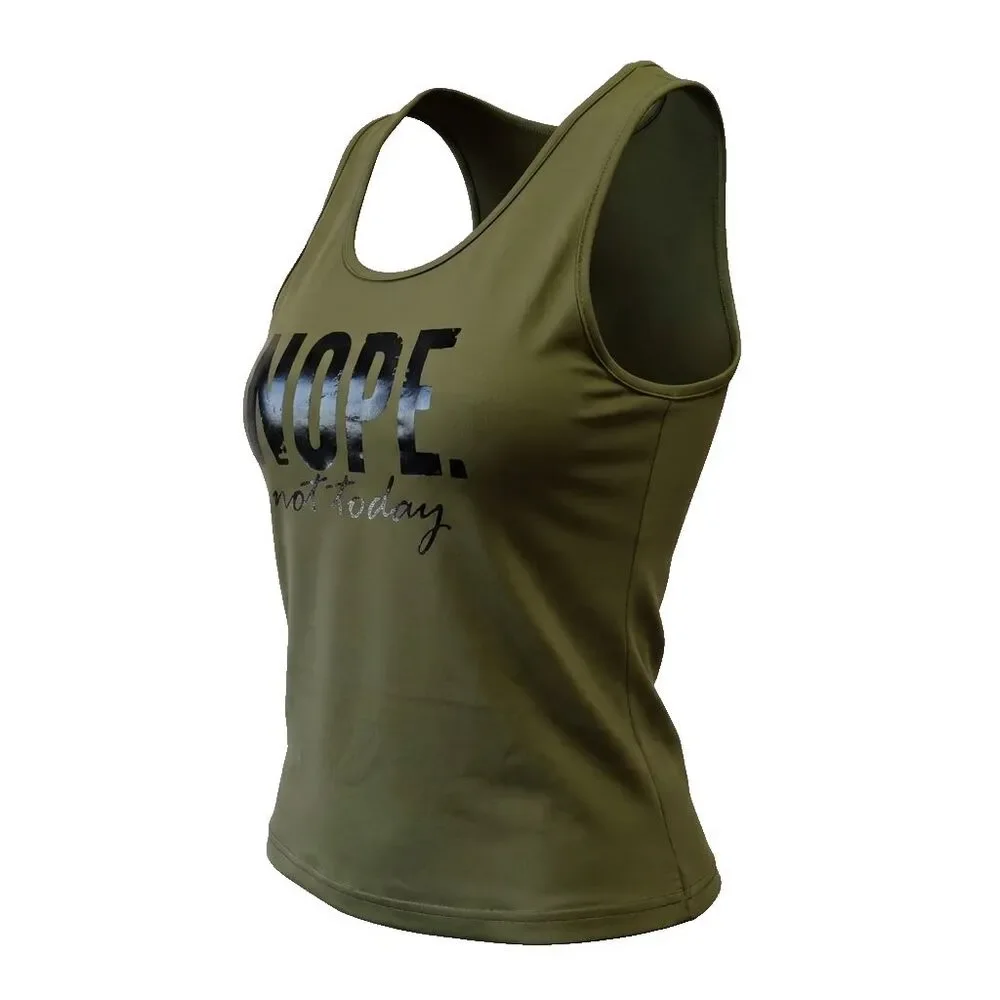 Women’s XL 3pc Loungewear Set Matching Olive Green Tank, Jogger, and Midi Duster